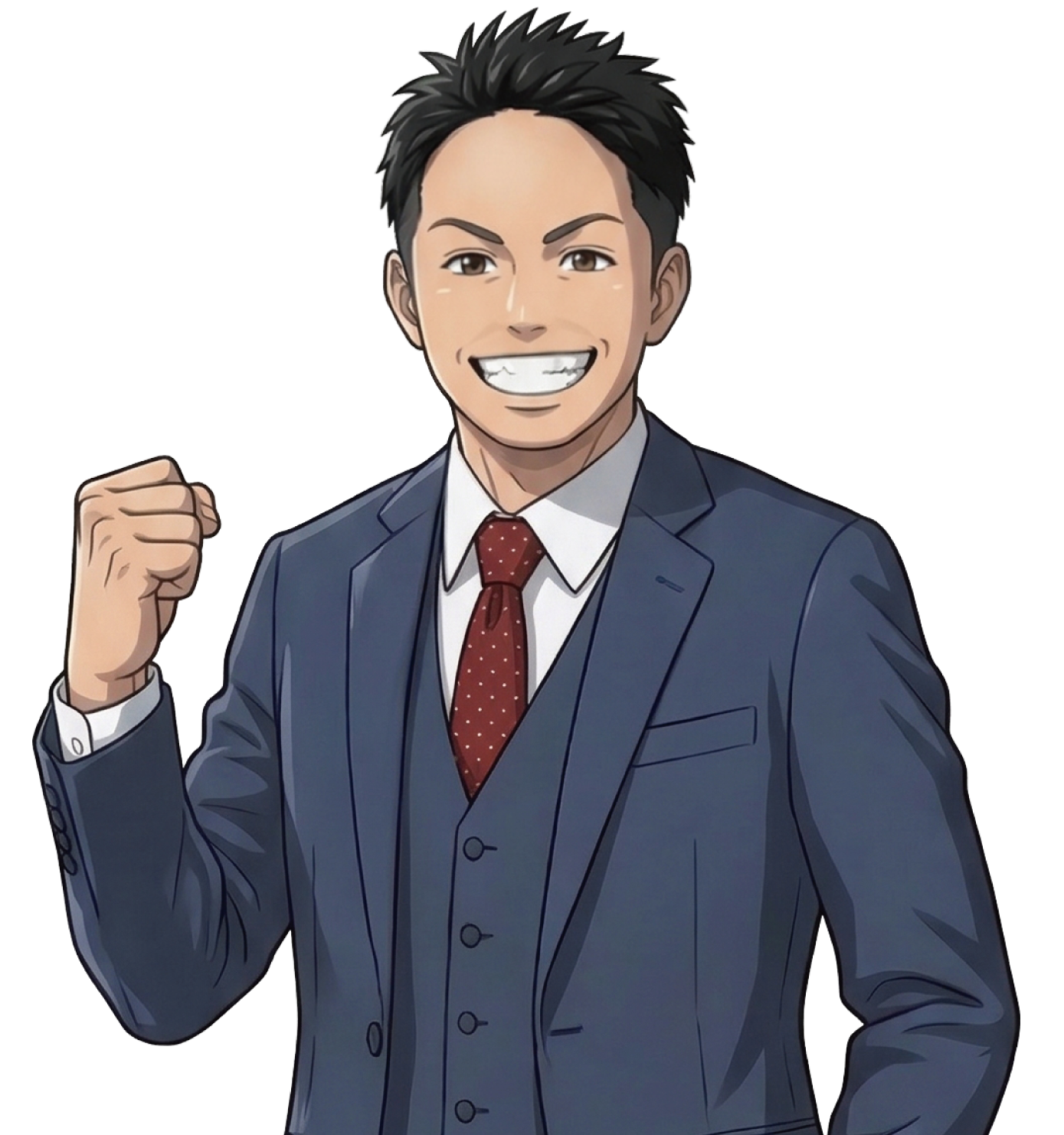 河原社長イラスト