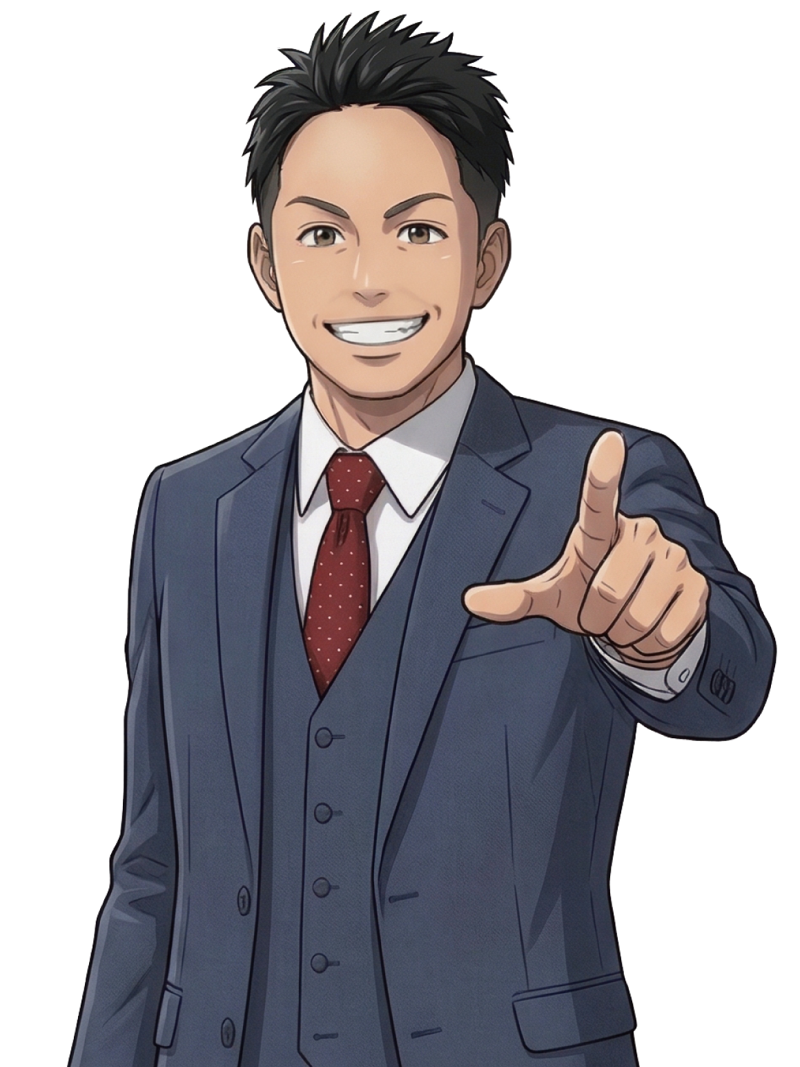 河原社長イラスト